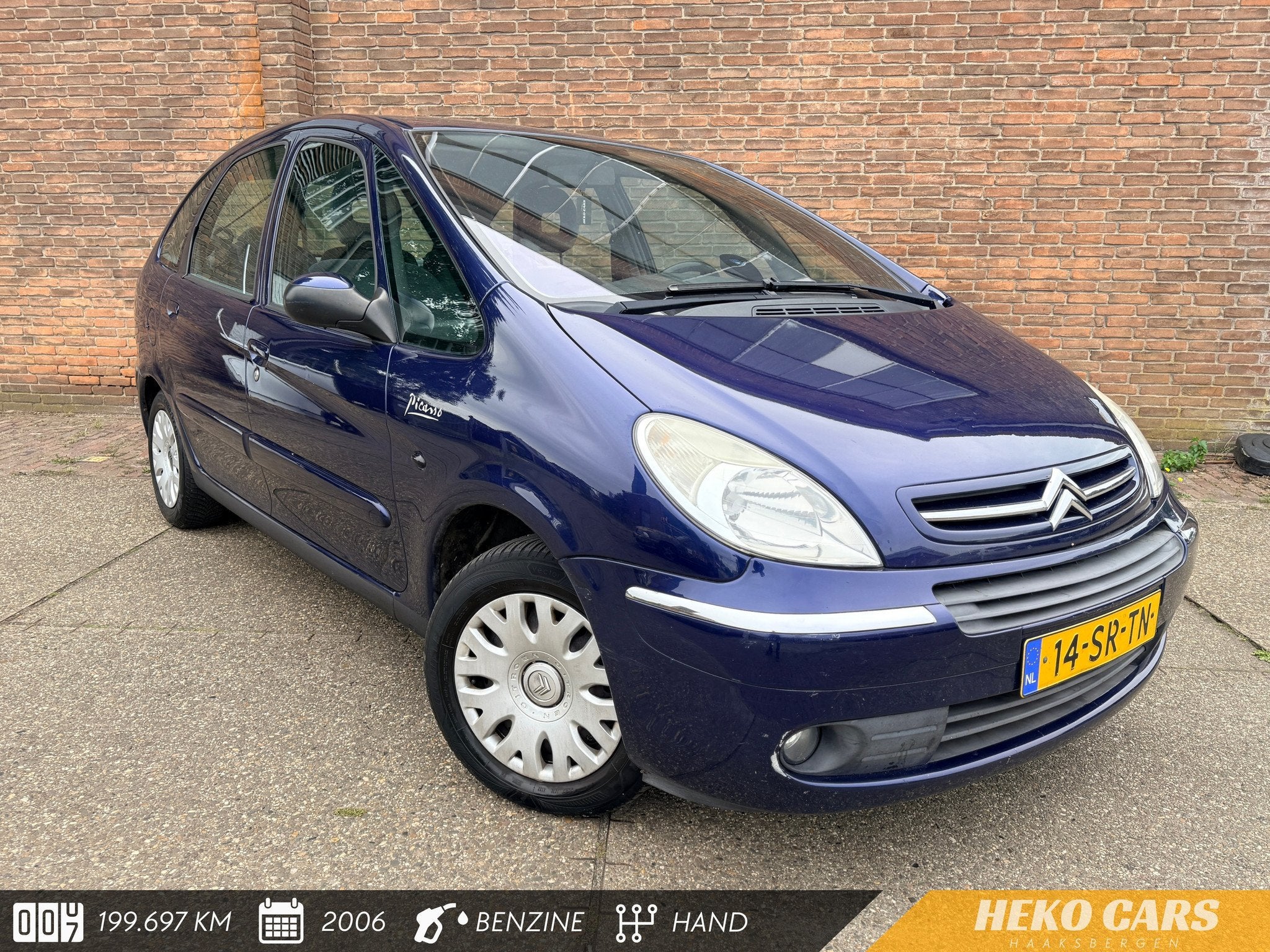 Citroën Xsara Picasso 1.6i-16V Caractère·Climate·Cruise, 4 cilinders, Blauw, Handgeschakeld, Parkeersensor