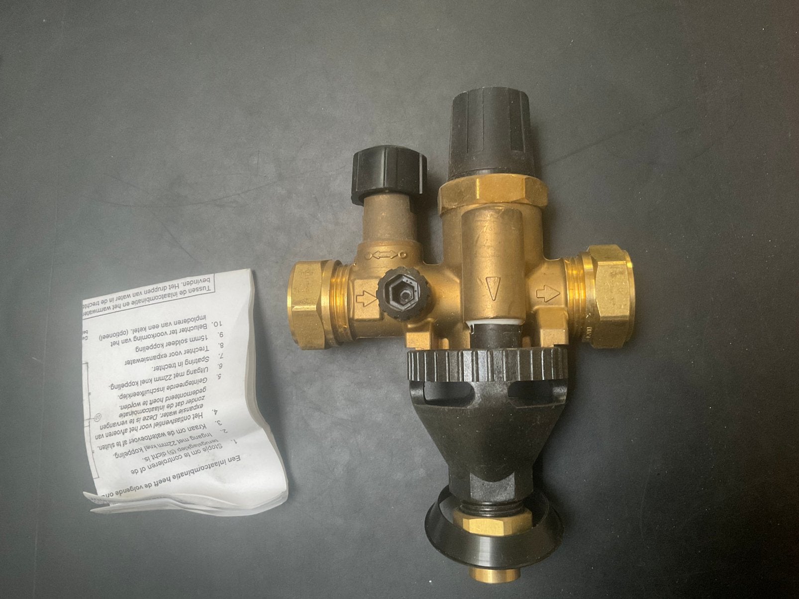 Inlaatcombinatie 22mm. Voor boiler, Minder dan 30 cm, Overige typen, Nieuw, Minder dan 60 cm