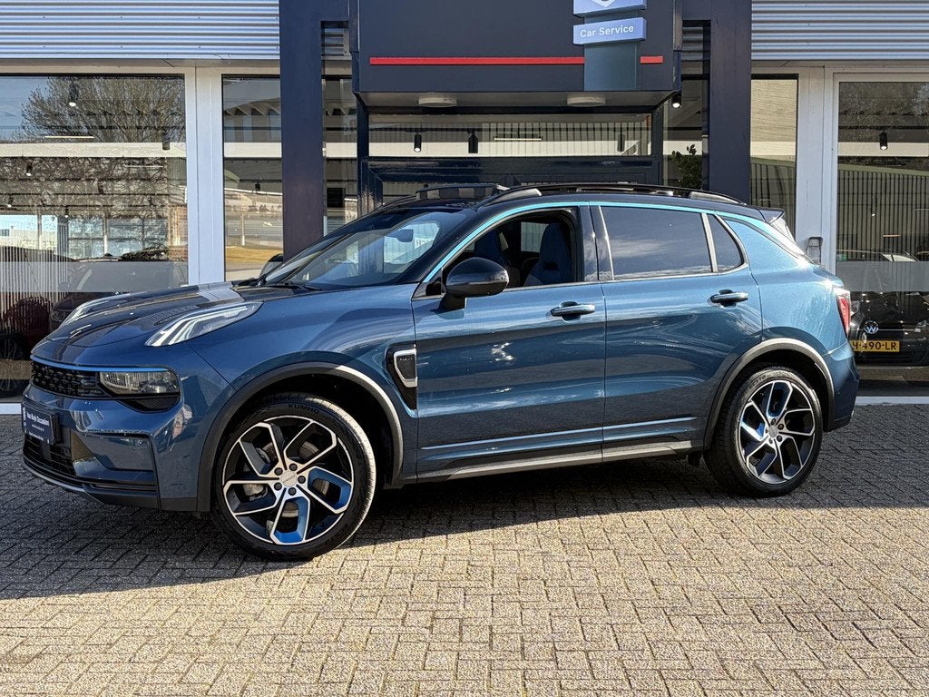 Lynk & Co 01 1.5 / Zwarte-Dakhemel / Automaat / NL-Auto / De, Auto's, Lynk & Co, Stof, Euro 6, Blauw, 120 €/maand