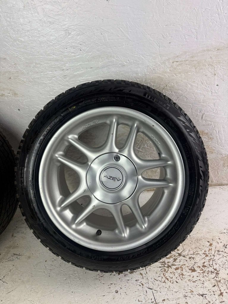 Originele Porsche 944 993 911 16" 5x130 winterset breedset, Niet ingevuld, Gebruikt, 16 inch, Banden en Velgen