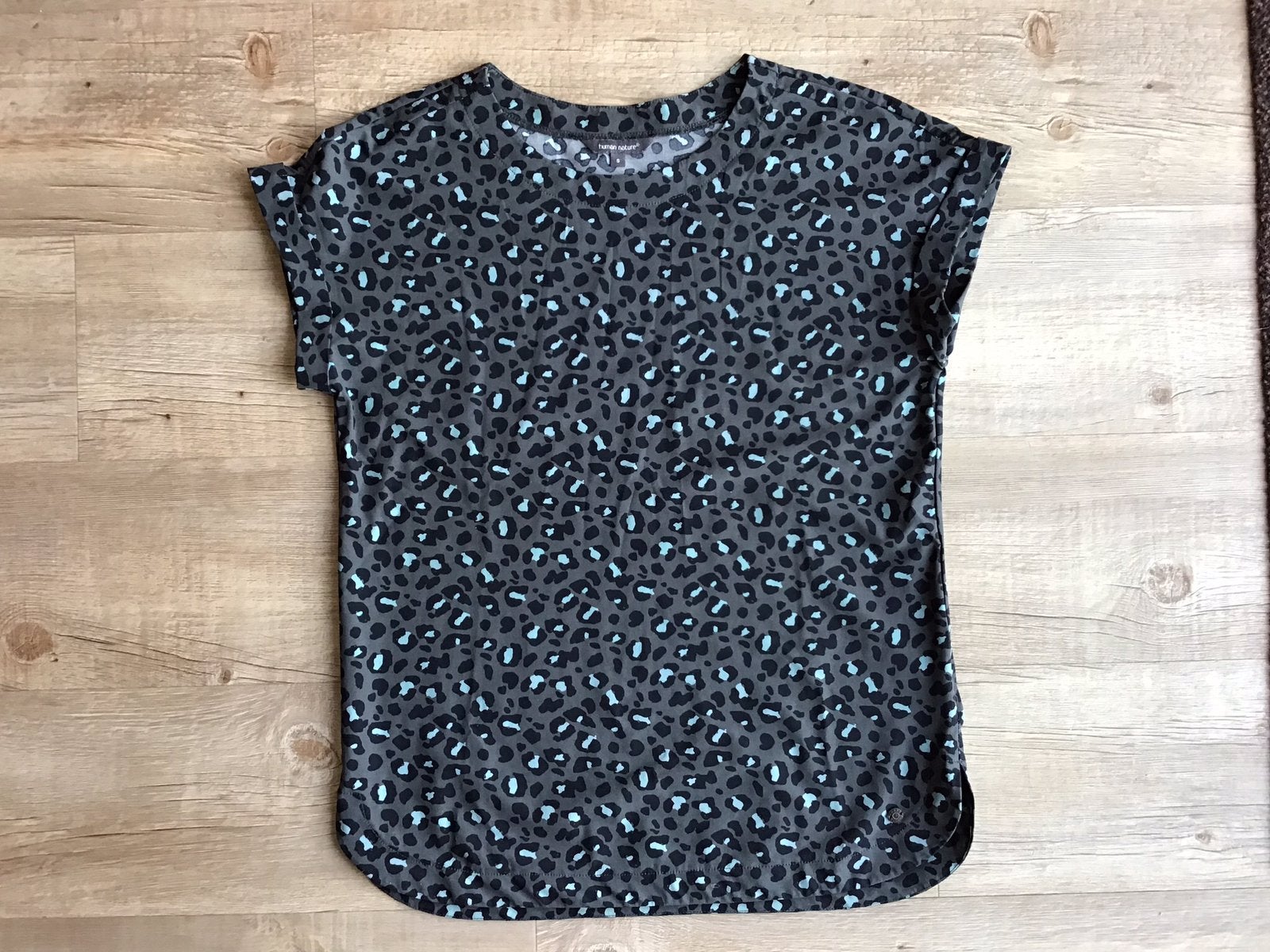 T—Shirt  maat S .Human Nature., Maat 38/40 (M), Blauw, Ophalen of Verzenden, Zo goed als nieuw