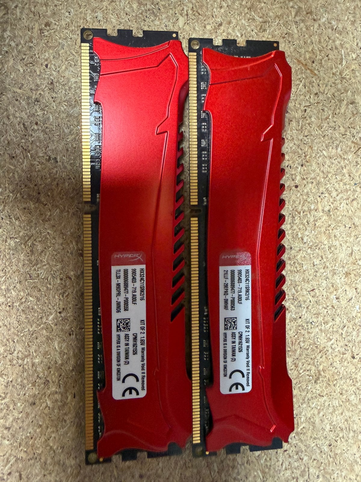 Kingston HyperX Savage Red DDR3 2400MHz 16GB Kit (2x8GB), Computers en Software, RAM geheugen, DDR3, Ophalen of Verzenden, Desktop