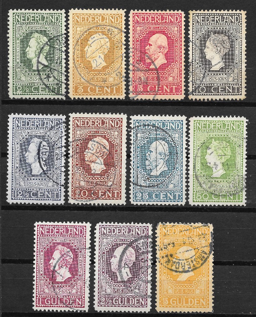 Nvph 90-100 gebruikt cw 200,00 B, Postzegels en Munten, Postzegels | Nederlands-Indië en Nieuw-Guinea, Ophalen of Verzenden