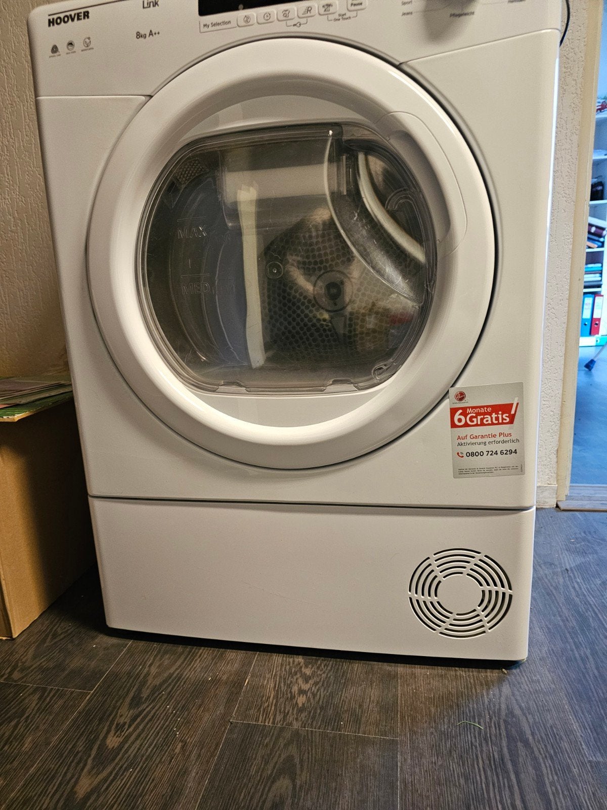Wasdroger wit, Ophalen, Zo goed als nieuw, Condens, Minder dan 85 cm