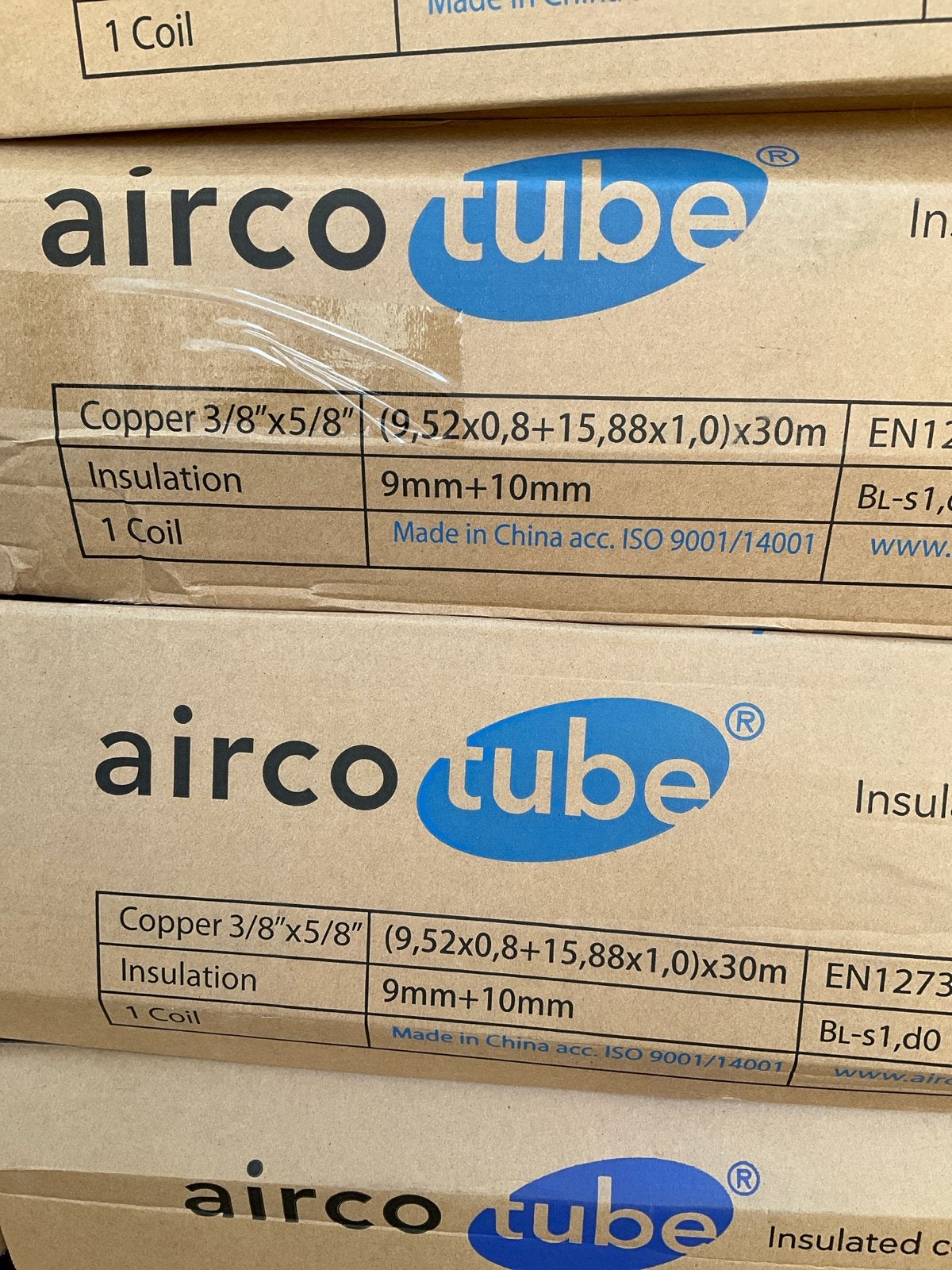 Airco Tube Geïsoleerde Koperen Leiding 3/8"x5/8" 30m, Ophalen, Koelen en Ontvochtigen, Info@aircotube.nl, Nieuw