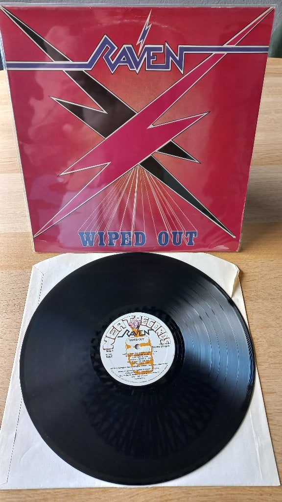 raven            wiped out, LP, Zo goed als nieuw, Hardrock, 12 inch