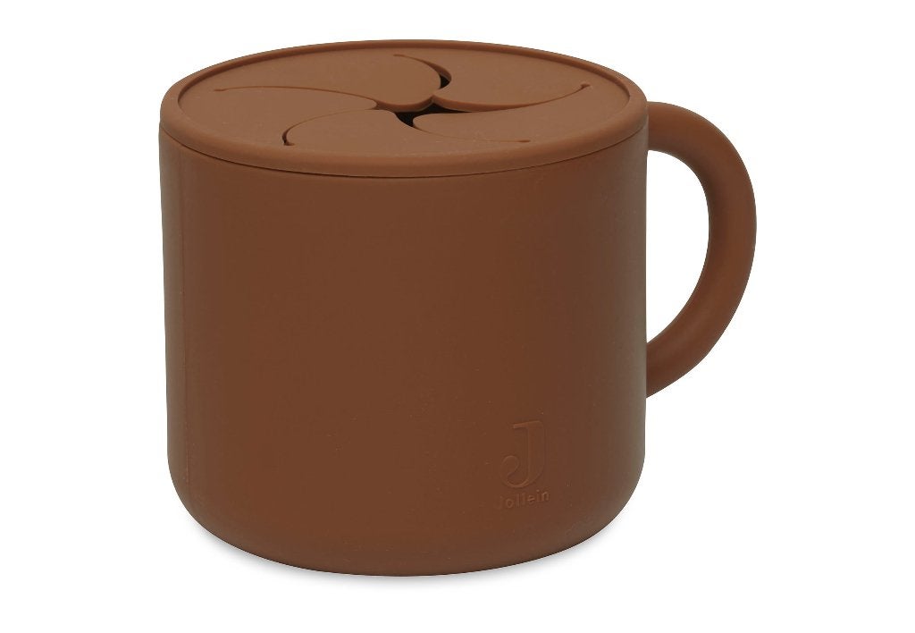 Siliconen Snackbeker Caramel Bruin Jollein, Diepstroeten 1 9405 TK Assen, Overige typen, Ophalen of Verzenden, Klantenservice@jollein.com