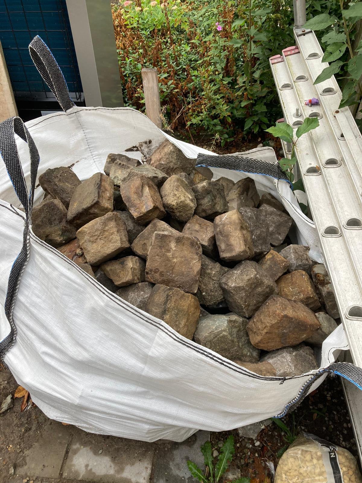 Big bag (m3) mooie kinderkoppen, Ophalen, Zo goed als nieuw, Graniet
