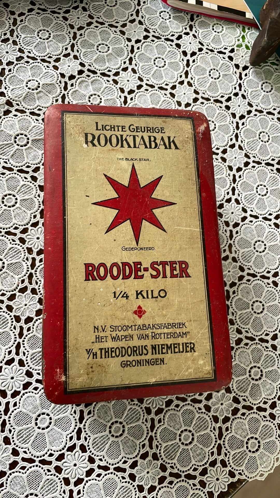 Ster Roode tabak, Ophalen of Verzenden, Zo goed als nieuw, Tabaksdoos of Verpakking