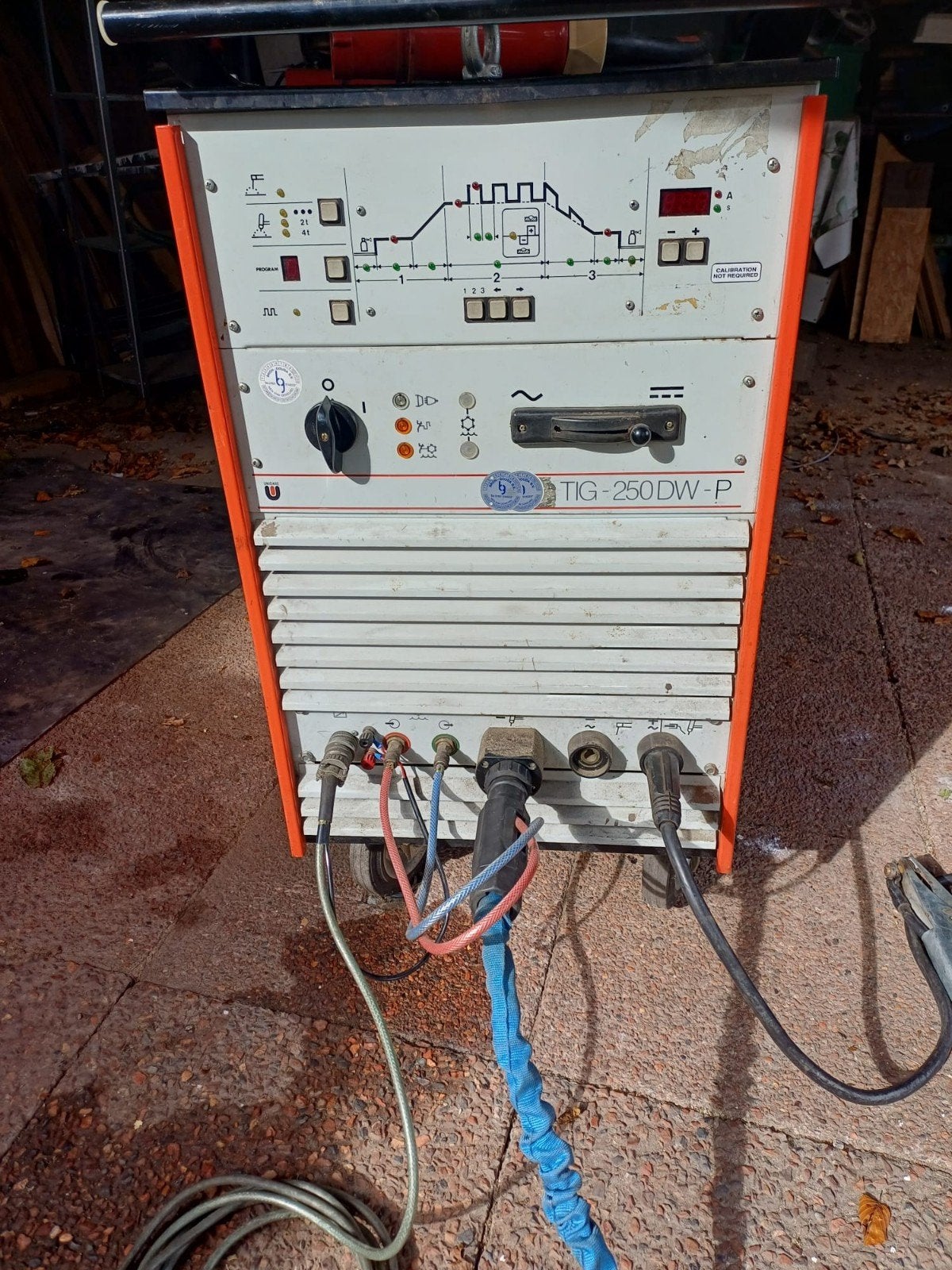 Unidare Hoekloos TIG/Elektrode Lasapparaat 250A Watergekoeld, Ophalen of Verzenden, Gebruikt, 250 ampère of meer, Elektroden