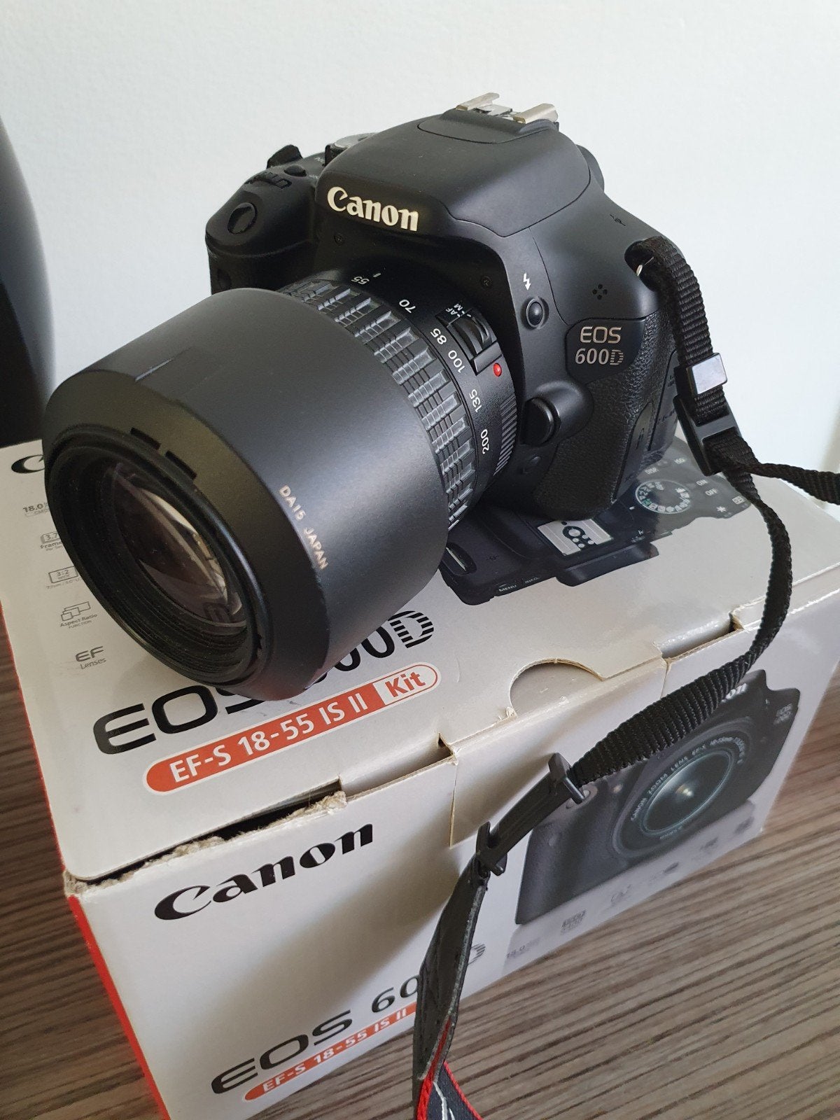 Canon 450D spiegelreflex camera, Ophalen of Verzenden, Canon, Geen optische zoom