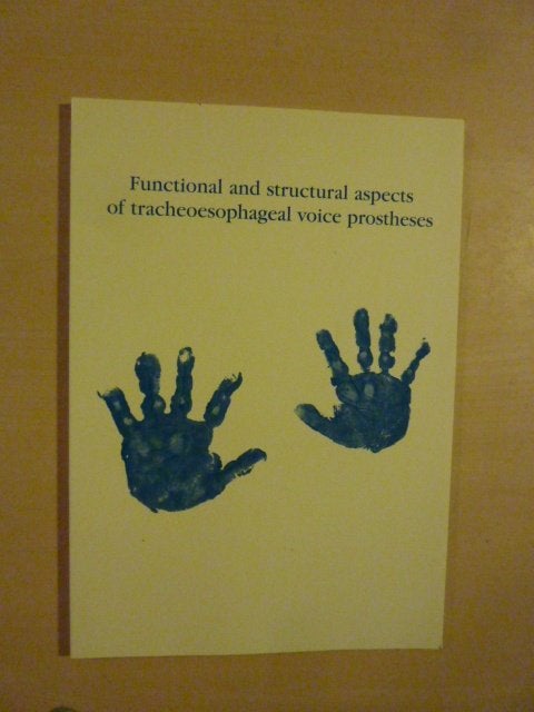 C. Leunisse - Functional structural aspects tracheoesophagea, Boeken, Ophalen of Verzenden, Zo goed als nieuw, Natuurwetenschap