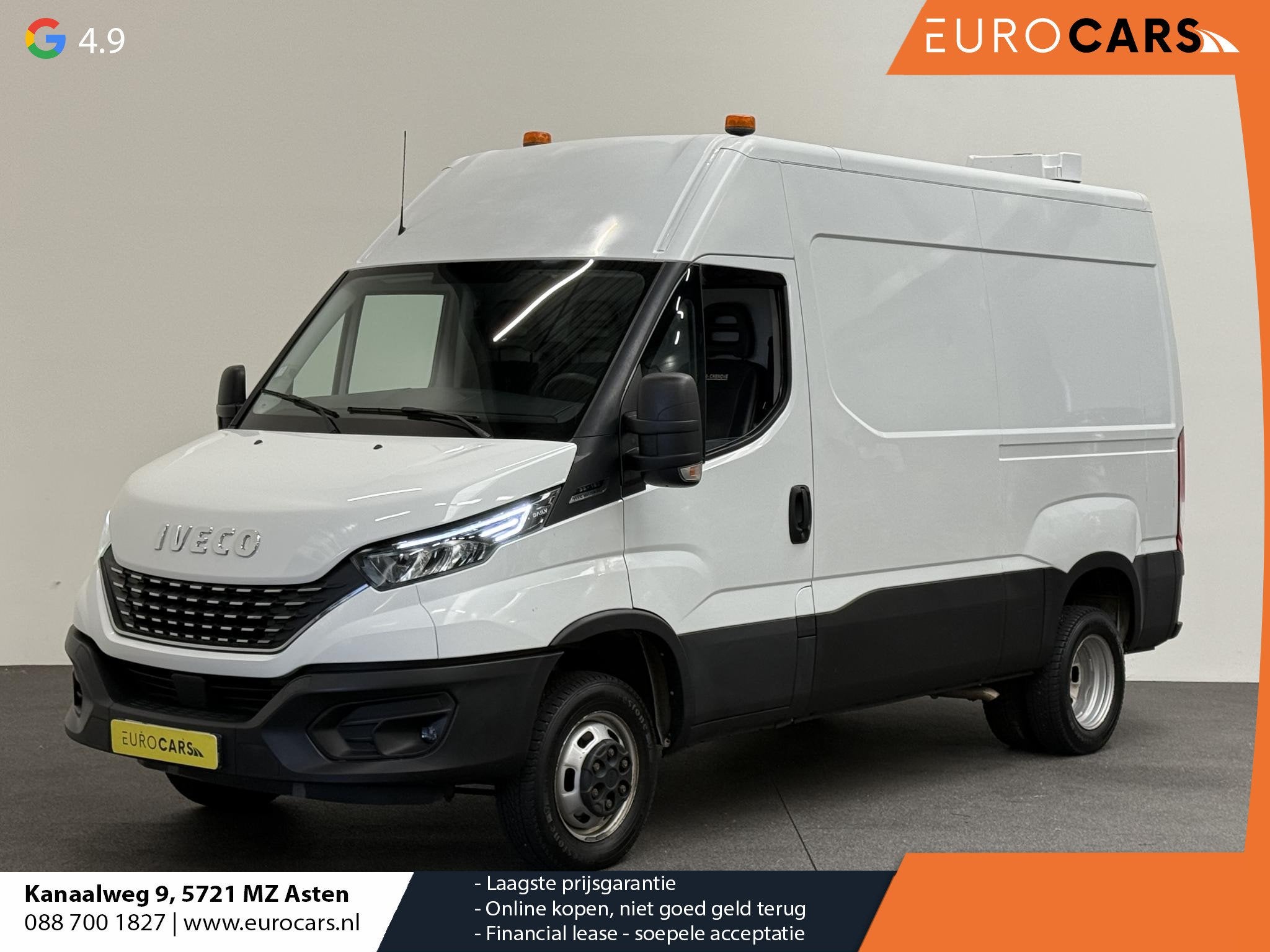 Iveco Daily 35C16V 2.3 352 H2 Automaat Dubbellucht Airco Cru, Auto's, Automaat, Gebruikt, Euro 6, Iveco