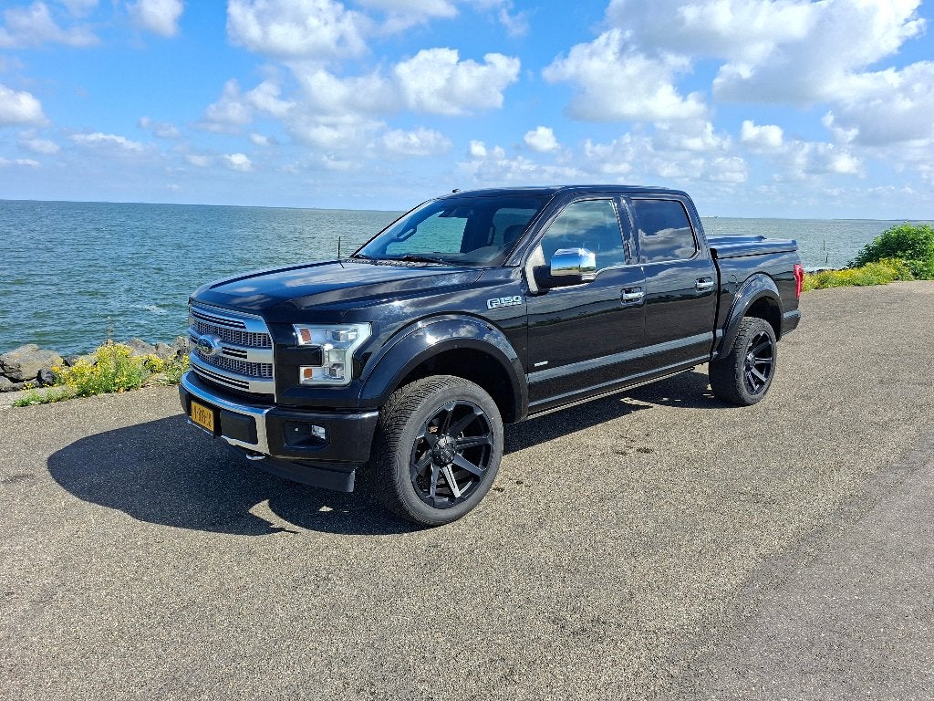 Ford F-150 3.5 EcoBoost Platinum 2017, LPG, Lage bijtelling, Auto's, Automaat, F-150, Zwart, Leder