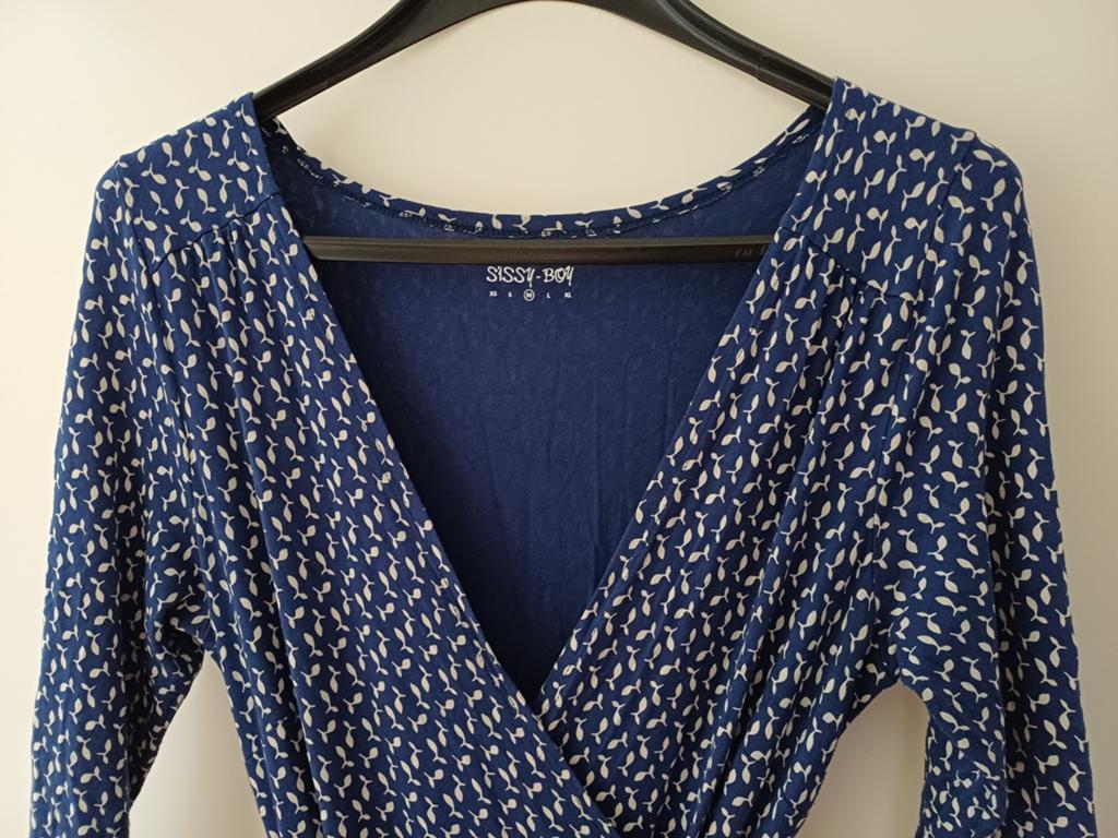 Sissy Boy jurk maat M - Soepel en stretchy, Maat 38/40 (M), Blauw, Ophalen of Verzenden, Knielengte