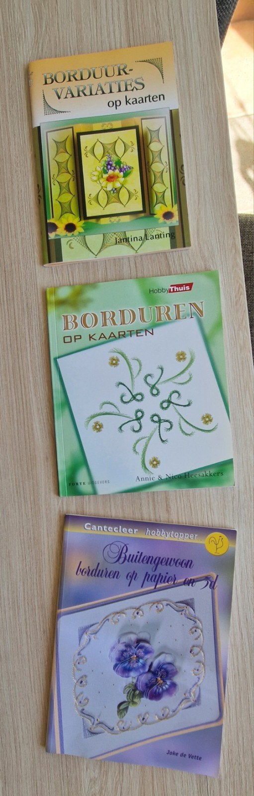 Borduurpatronen en boeken voor kaarten (12 stuks), Ophalen, Gebruikt, Handborduren, Patroon