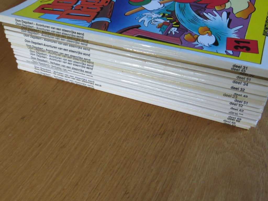 15 x Dagobert Duck stripboeken, Meerdere stripboeken, Ophalen of Verzenden, Gelezen