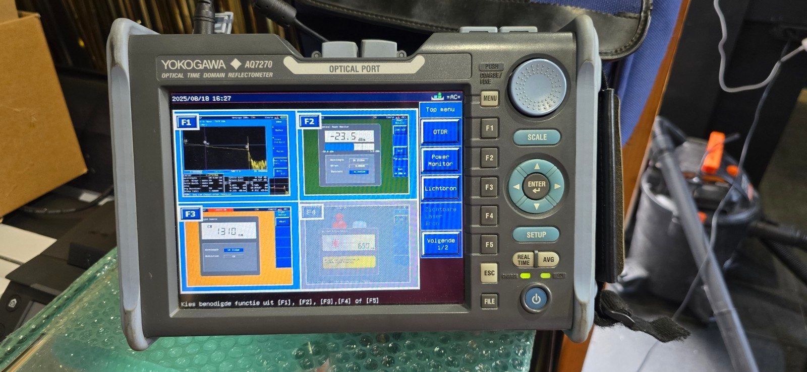 Yokogawa AQ7270 Optische Tijd Domein Reflector (OTDR), Ophalen of Verzenden