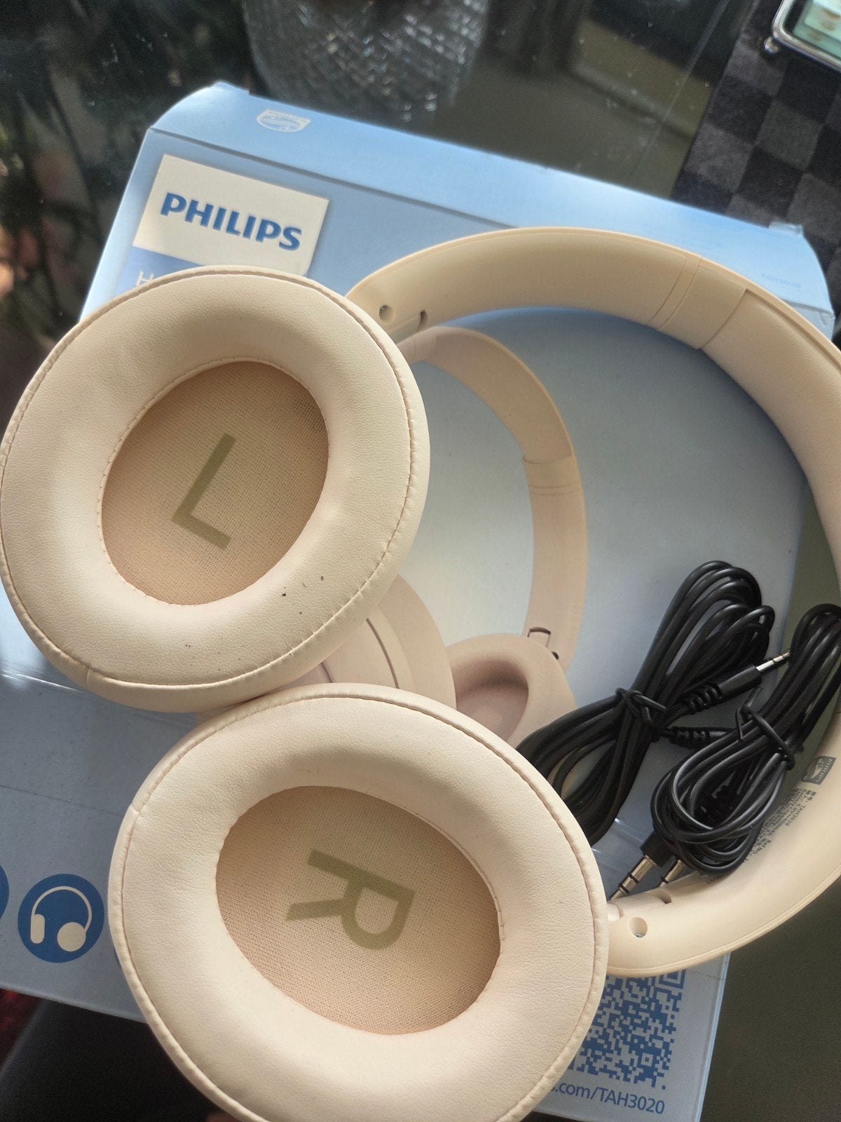 Philips koptelefoon (cream/nieuw in de doos, Ophalen of Verzenden, Nieuw