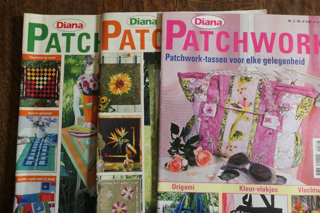 Quilt tijdschrift, Overige materialen, Gebruikt, 120 cm of meer, Wit