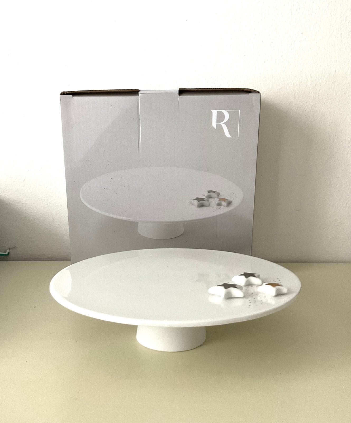 Rader taartplateau kaneelsterren, Verzenden, Nieuw