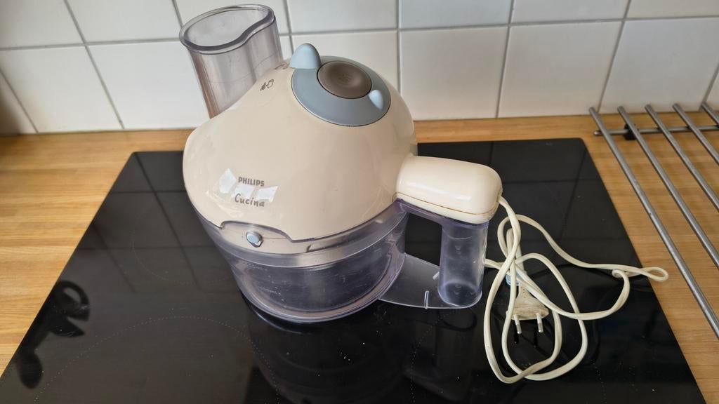 Philips Cucina HR 2831 keukenmachine, 1 tot 2 liter, Ophalen of Verzenden, Gebruikt, 1 snelheid