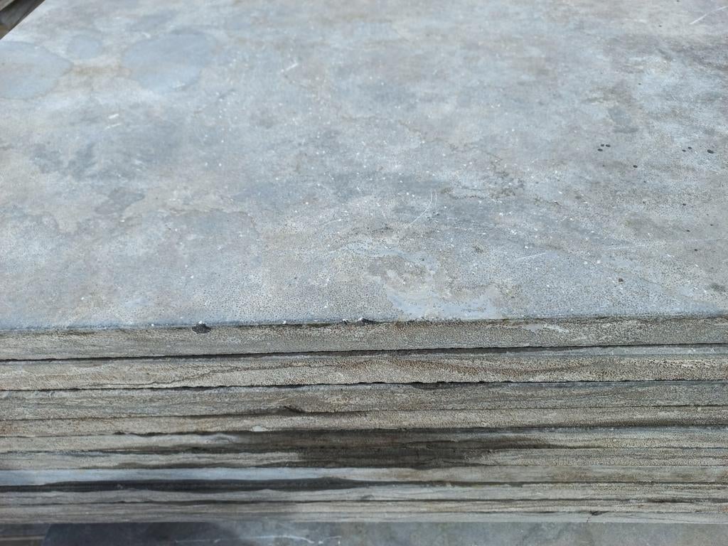 Chinees hardsteen tegels 100x100x3, Ophalen, Natuursteen, 10 m² of meer, Terrastegels