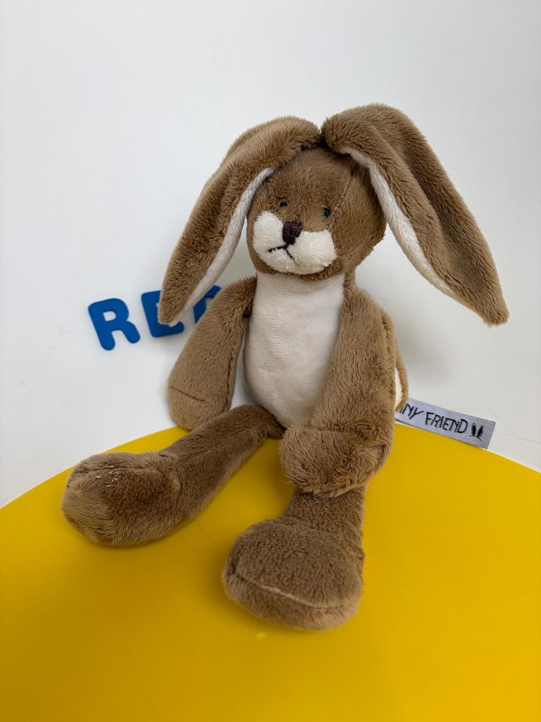 K1285 Bunny friend konijn konijntje bruin, Ophalen of Verzenden, Zo goed als nieuw, Overige typen