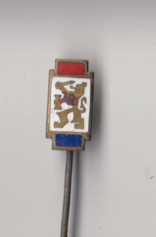 Nederlandsche Unie Anti-NSB Leeuw emaille speldje, Verzamelen, Niet vindbaar, Niet vindbaar, Nederland, Embleem of Badge