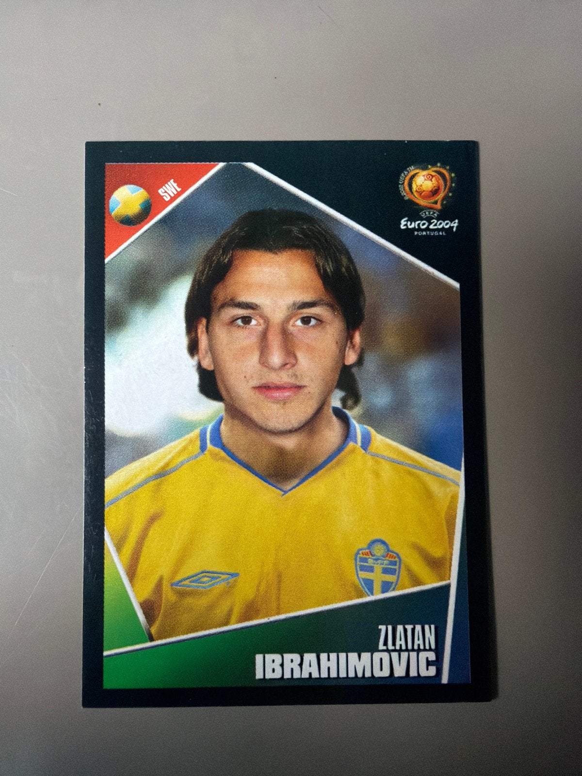 Zlatan Ibrahimovic Panini Euro 2004 Voetbalplaatje, Ophalen of Verzenden, Gebruikt, Overige sporten, Poster, Plaatje of Sticker