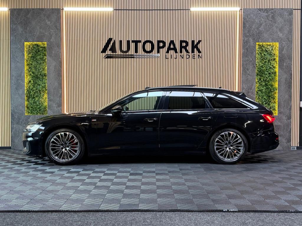 Audi A6 Avant 55 TFSI e quattro Competition 3x S-LINE|PANO|M, Automaat, Gebruikt, 4 cilinders, Zwart