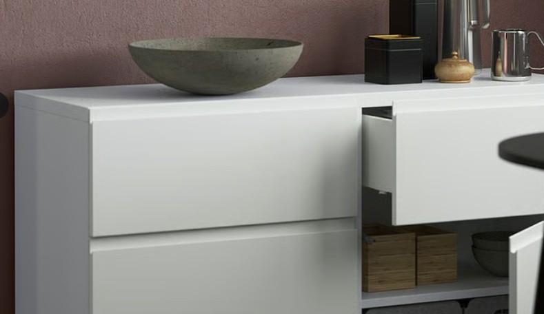 Ikea Ladefront (Wit) + Ladeframe (VÄSTERVIKEN), Huis en Inrichting, Keuken | Keukenelementen, Ophalen, Gebruikt, Wit, 50 tot 100 cm