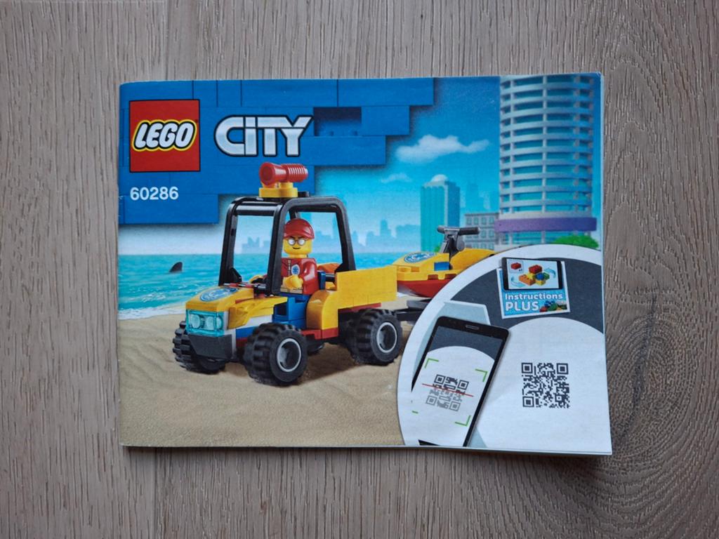 60286 lego City strandwacht met doos en boekje, Ophalen, City, Lego, Zo goed als nieuw