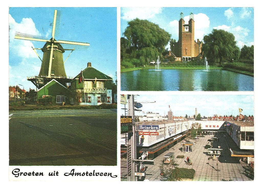 984152 Amstelveen NH 1972 Gelopen met Postzegel