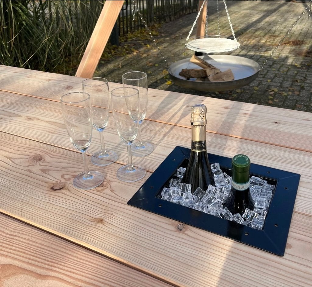 RVS inbouw wijnkoeler zwart klein, Ophalen, Info.rvsspecialistdronten@gmail.com, Pioniersweg 55A, Nieuw