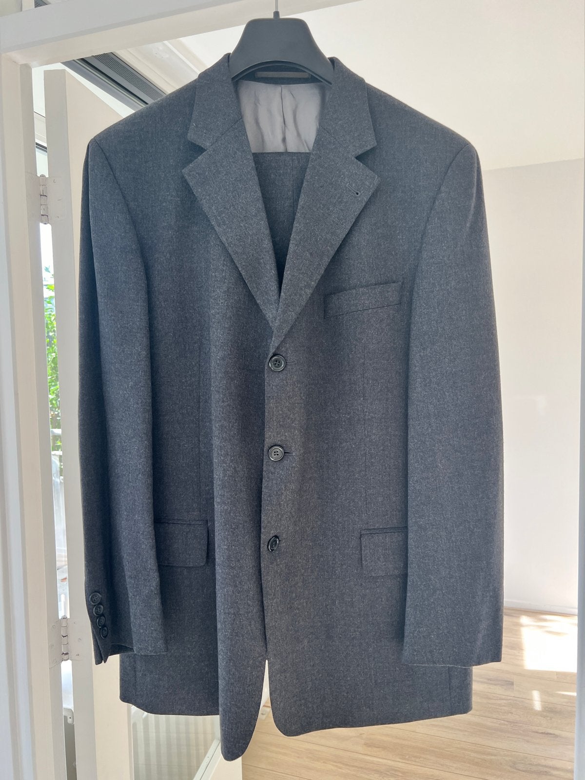 Canda C&A Herenpak - Grijs - Maat 54 (L), Kleding | Heren, Ophalen of Verzenden, Zo goed als nieuw, Maat 52/54 (L), Grijs