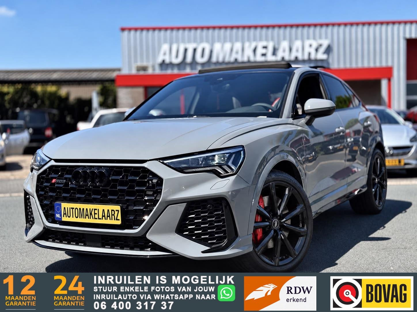 Audi RSQ3 Sportback TFSI | PANO SFEER 360CAM SONOS - FULL OP, Automaat, Gebruikt, 1675 kg, Bedrijf
