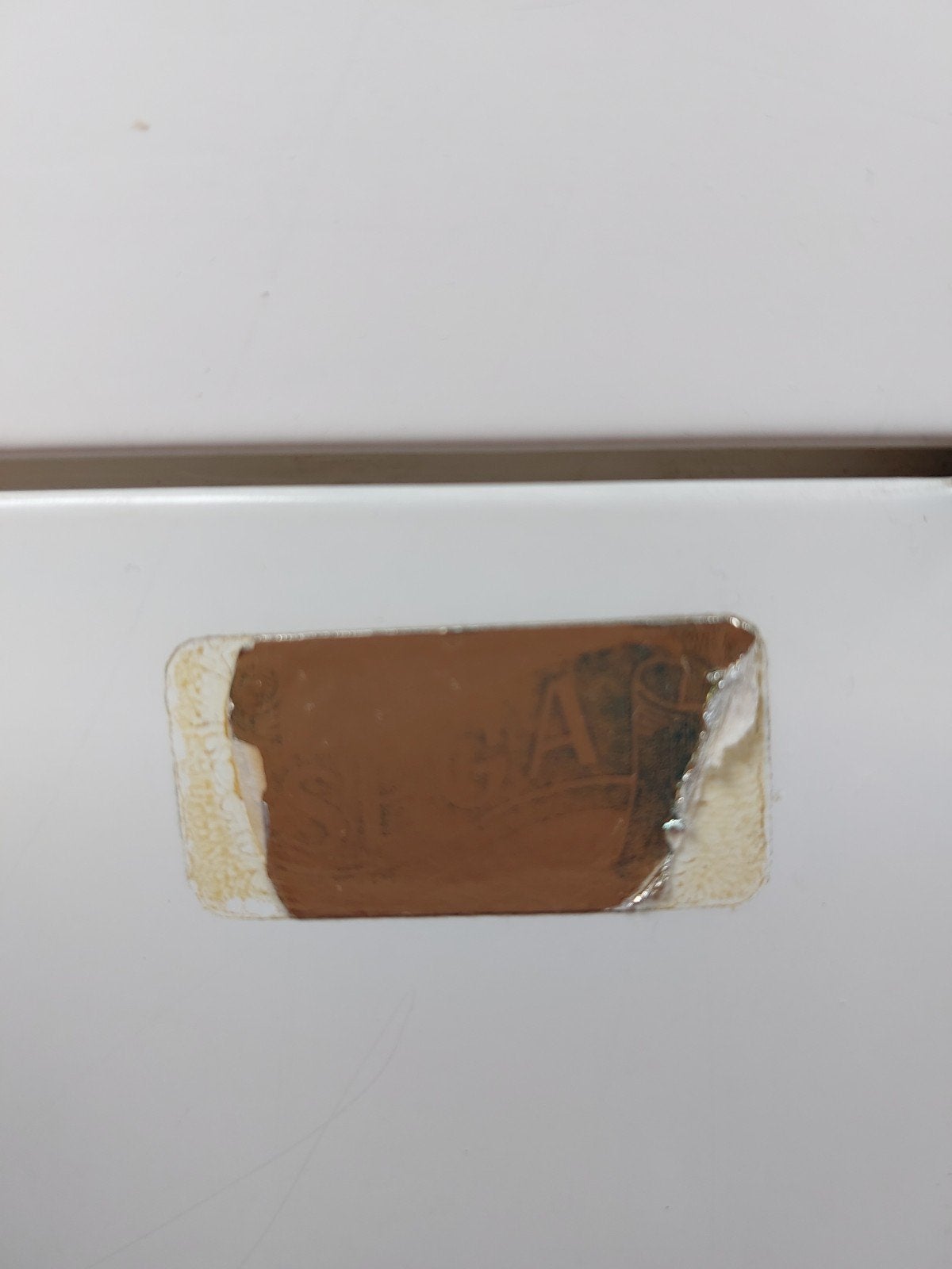 Vintage metalen medicijnkastje met 1 legger, Ophalen of Verzenden