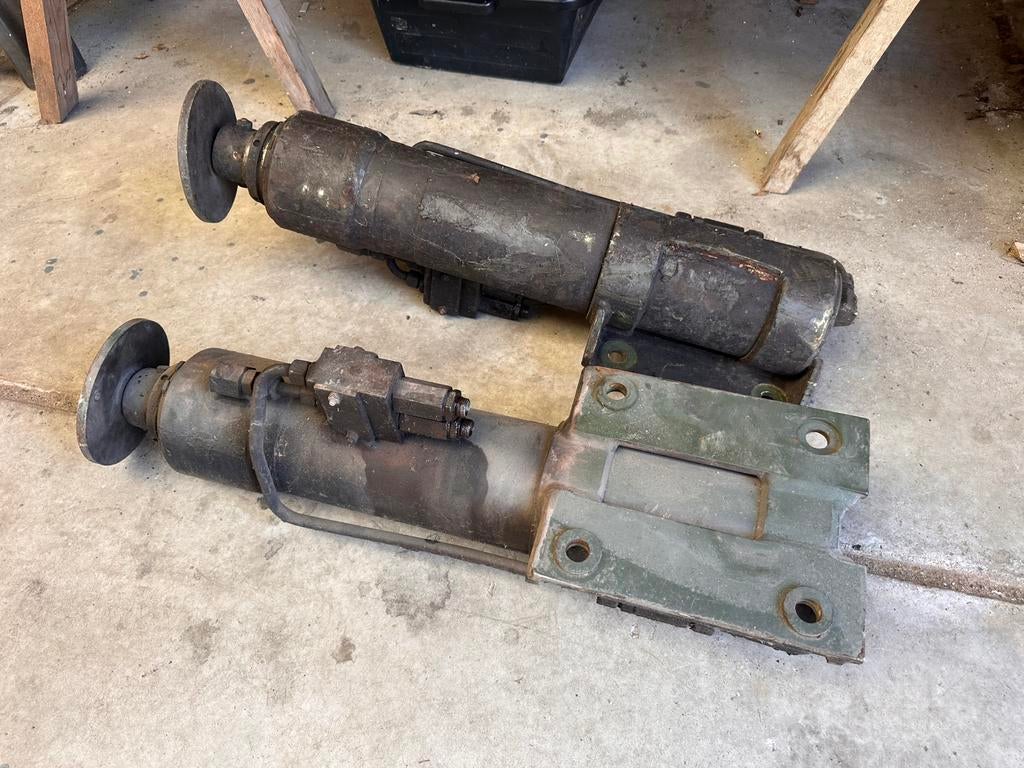 Tweetraps dubbelwerkende hydraulische stempelpoten cillinder, Ophalen of Verzenden
