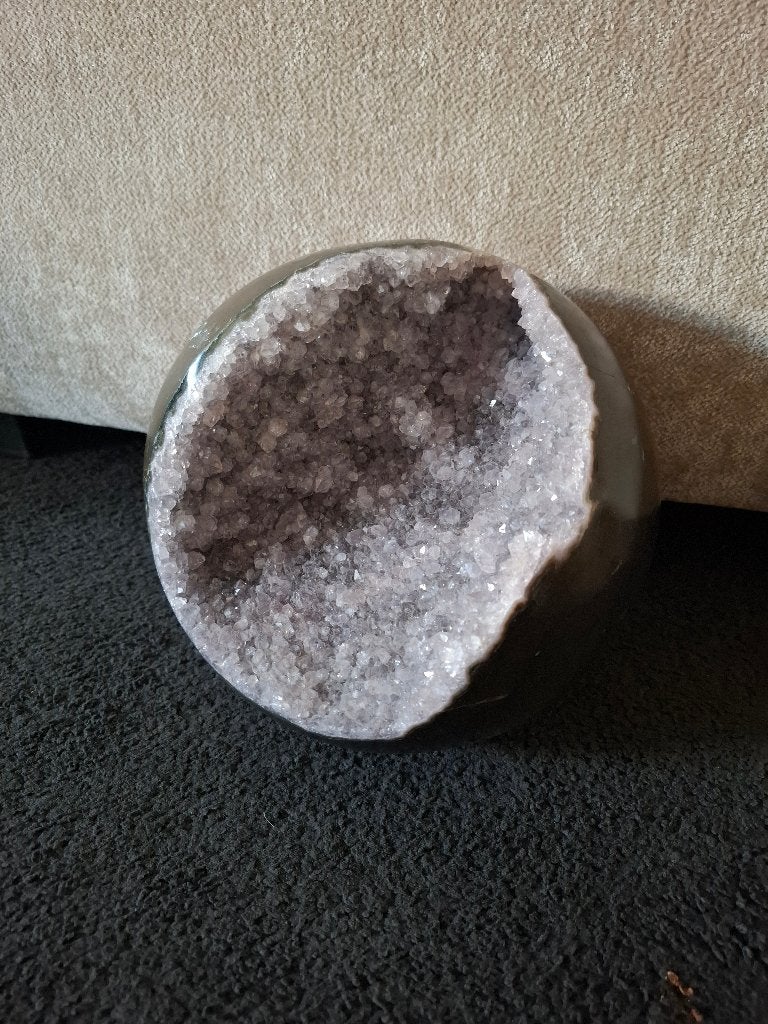 Amethist geode bol, Ophalen of Verzenden, Nieuw