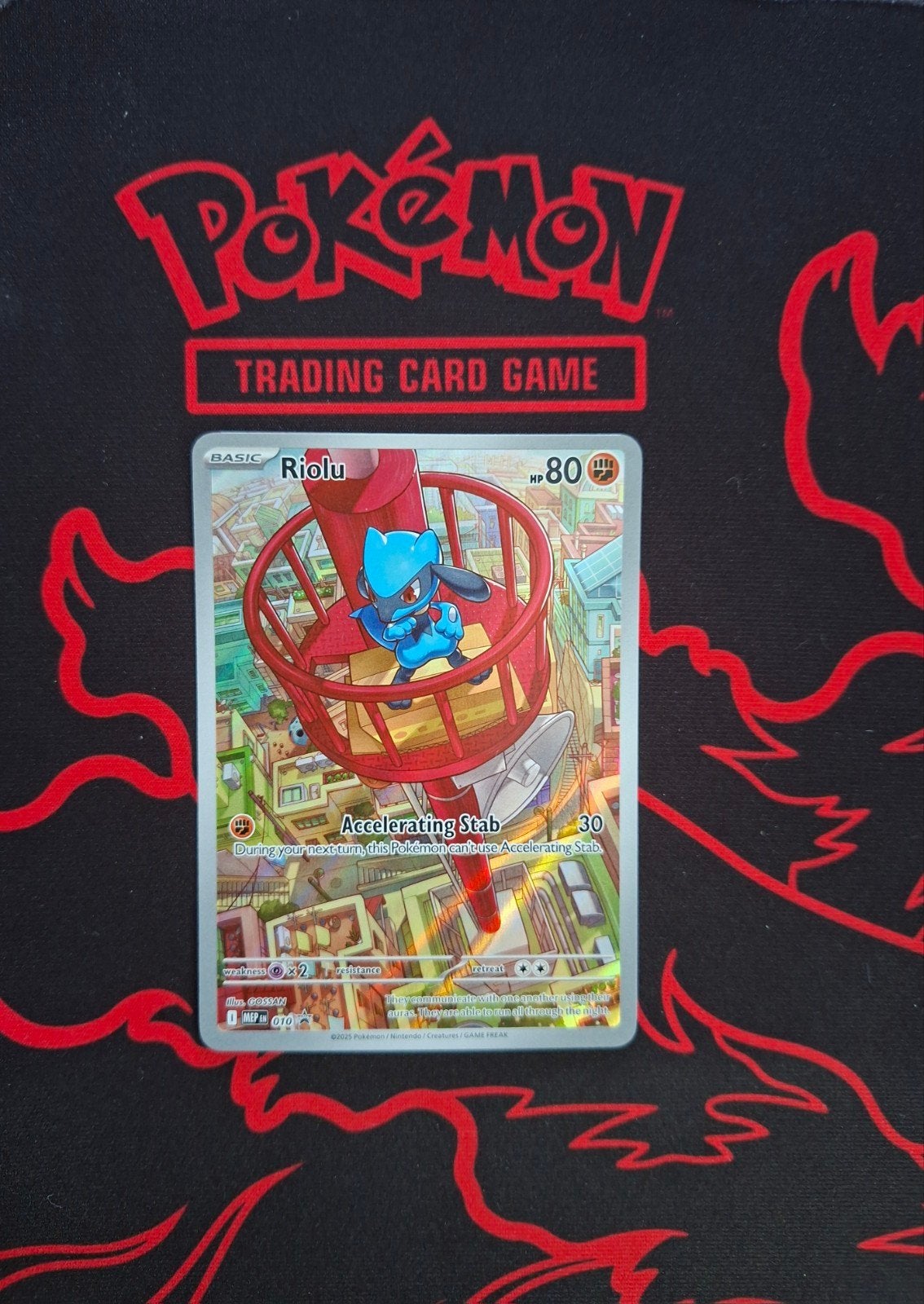 Riolu 010 Promo Mega Evolutions Pokemon, Ophalen of Verzenden, Zo goed als nieuw