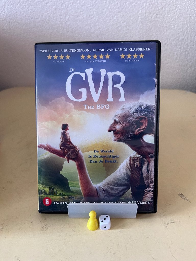 DVD De GVR (The BFG) - Steven Spielberg - NL Gesproken, Avontuur, Nederlands, Ophalen of Verzenden, Zo goed als nieuw