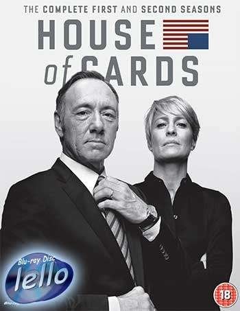 Blu-ray: House of Cards, Seizoen 1 & 2 Box (Kevin Spacey) UK, Ophalen of Verzenden, Nieuw in verpakking, Tv en Series, Boxset