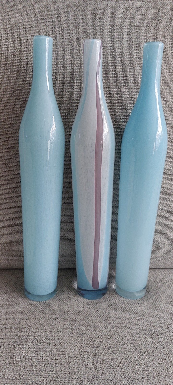 3 x Leonardo glazen vaas, 45cm set, Ophalen of Verzenden