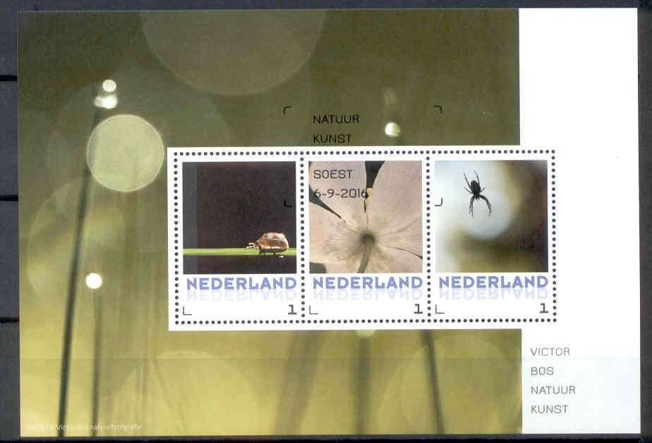 vel persoonlijke zegels postfris victor bos met opdruk, Postzegels en Munten, Postzegels | Nederland, Ophalen of Verzenden, Na 1940