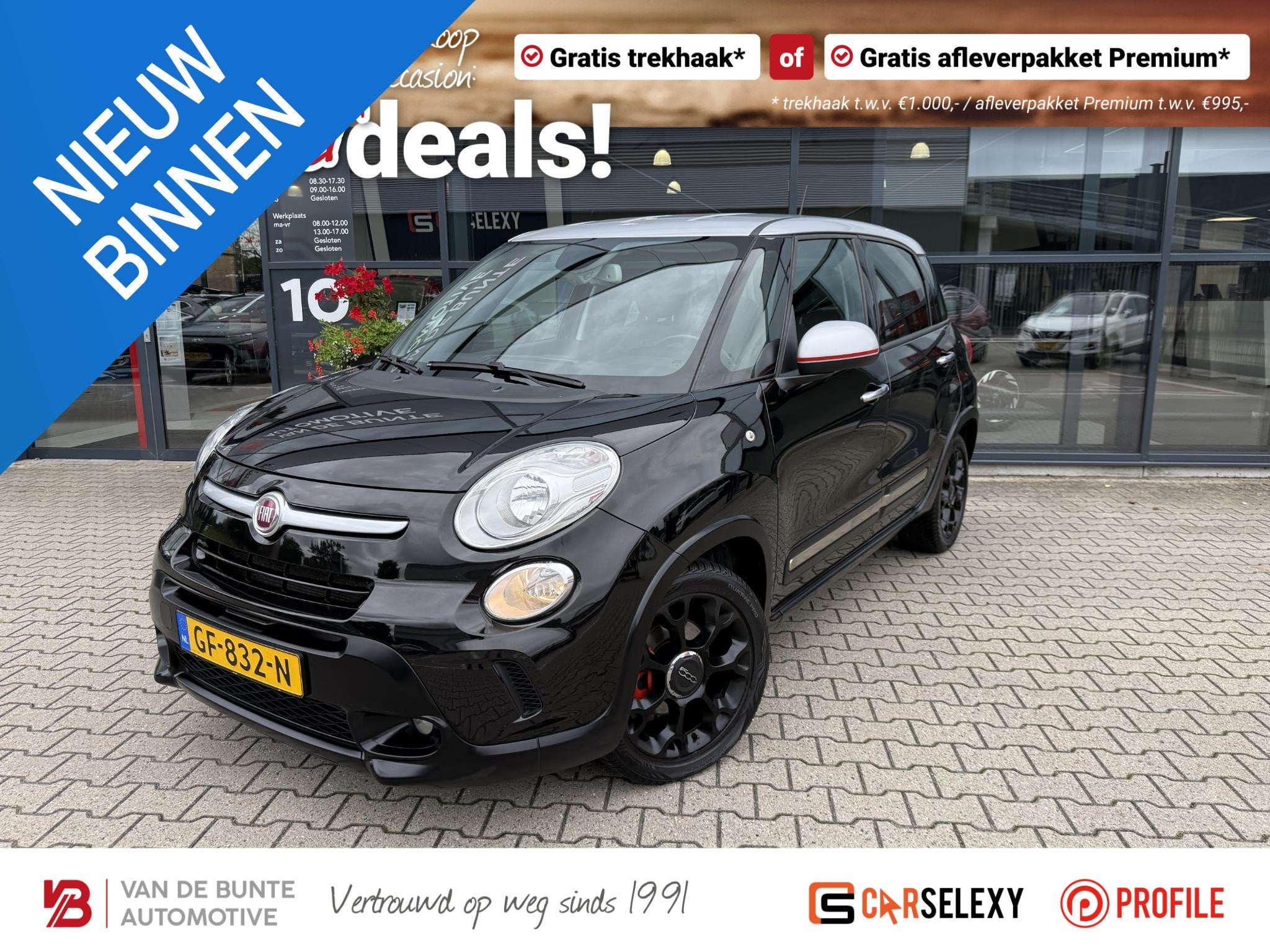 Fiat 500 L 0.9 TwinAir Beats Edition *Trekhaak & Cruise*, Auto's, Voorwielaandrijving, Gebruikt, Euro 6, Leder en Stof
