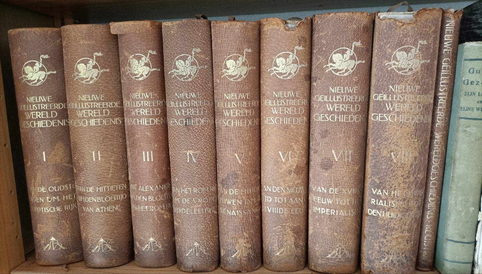 Nieuwe Geïllustreerde Wereldgeschiedenis, Ophalen, Gebruikt
