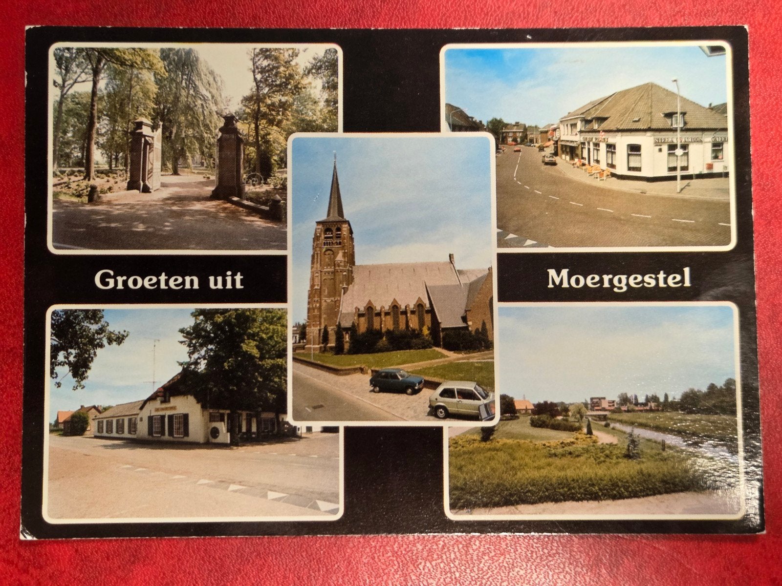 Moergestel bij Oisterwijk 5-luik, Verzamelen, Ophalen of Verzenden, 1940 tot 1960, Noord-Brabant