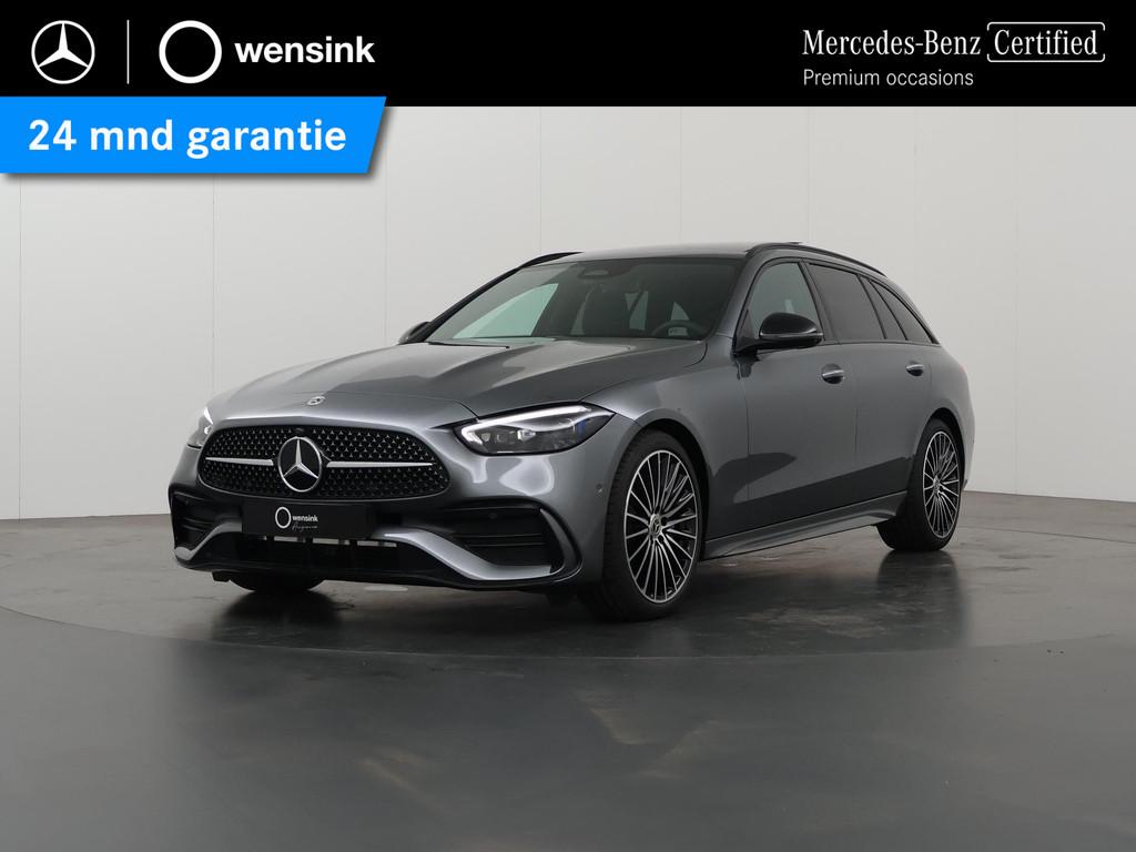 Mercedes-Benz C-Klasse Estate 180 Star Edition AMG Line | Pa, Auto's, Mercedes-Benz, 4 cilinders, Start-stop-systeem, 1655 kg