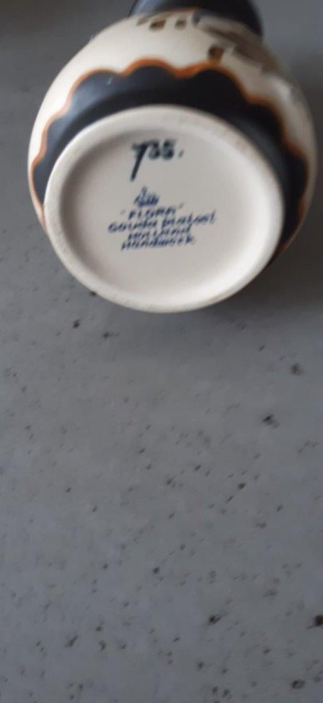Flora  Gouda Plateel, Ophalen of Verzenden